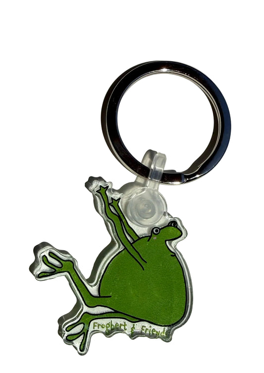 Frogbert and Friends Keychain
