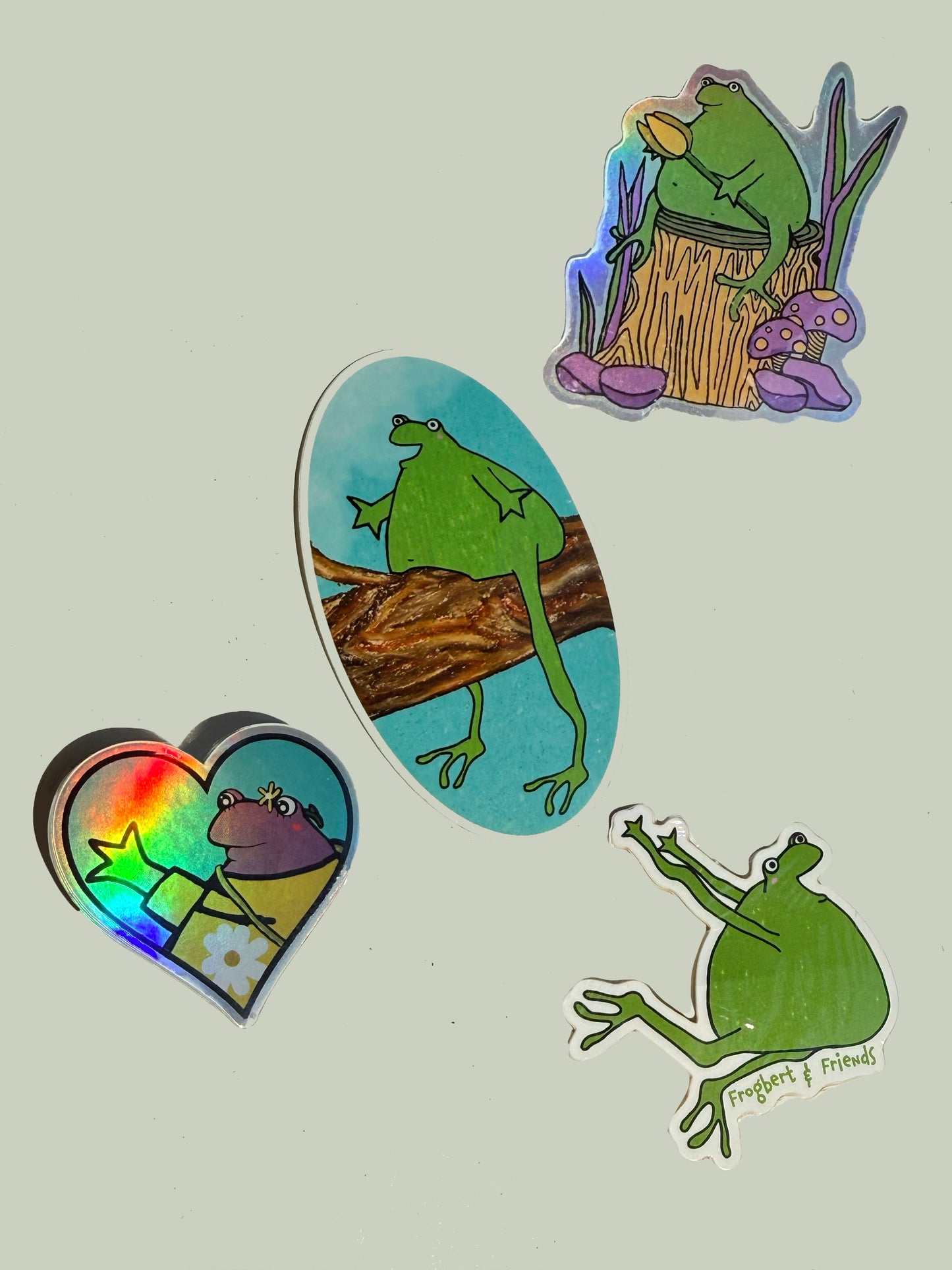 Frogbert and Friends Stickers